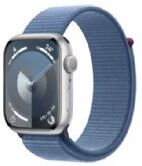 Apple Watch Series 9 Gps 45mm Silver Aluminium Case With Winter Blue Sport Loop - Mr9f3ql/a