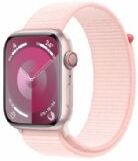 Apple Watch Seriesâ 9 Gps + Cellular 45mm Pink Aluminium Case With Light Pink Sport Loop - Mrmm3ql/a