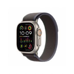 Apple Watch Ultra 2 Gps + Cellular, 49mm Titanium Case With Blue/black Trail Loop - M/l - Mrf63ty/a