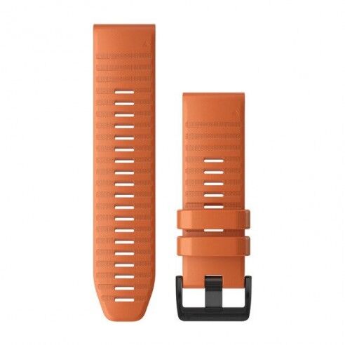 Garmin Cinturino in silicone per Quatix 26 mm. Arancione scuro