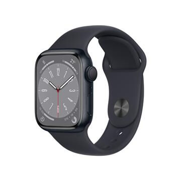 Apple Watch Series 8 GPS + Cellular 45mm alluminio mezzanotte con cinturino Sport mezzanotte Usato Grado B