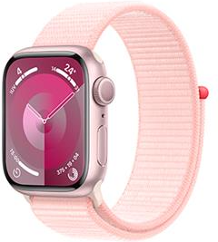 Apple Watch Series 9 GPS 41mm alluminio rosa con cinturino Sport Loop confetto Usato Grado A