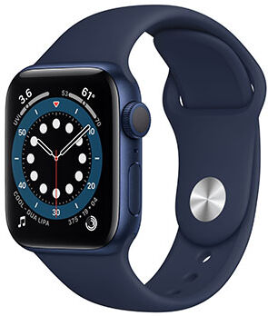 Apple Watch Series 6 GPS 40mm alluminio azzurro con cinturino Sport deep navy Usato Grado A