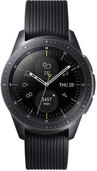 Samsung Smartwatch Samsung Galaxy Watch 42 Mm Sm R810 1.2" Super Amoled 4 Gb Dual Core Wifi Nfc Bluetooth Refurbished Nero