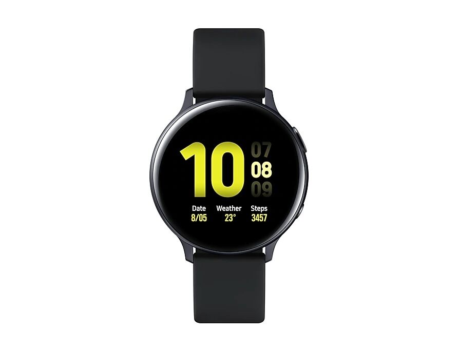 Samsung Smartwatch Samsung Galaxy Watch Active2 44 Mm Aluminium Sm R820 1.4" Super Amoled 4 Gb Dual Core Wifi Bluetooth Refurbished Aqua Black