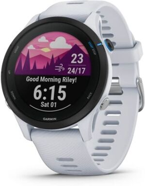 Garmin Forerunner 255 Music 3,3 cm (1.3") MIP 46 mm Bianco GPS (satellitare) (010-02641-31)