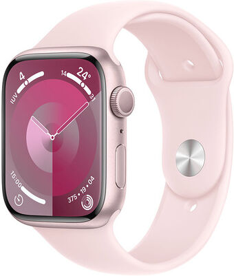 Apple Watch Series 9 GPS Cassa 45mm in Alluminio Rosa con Cinturino Sp