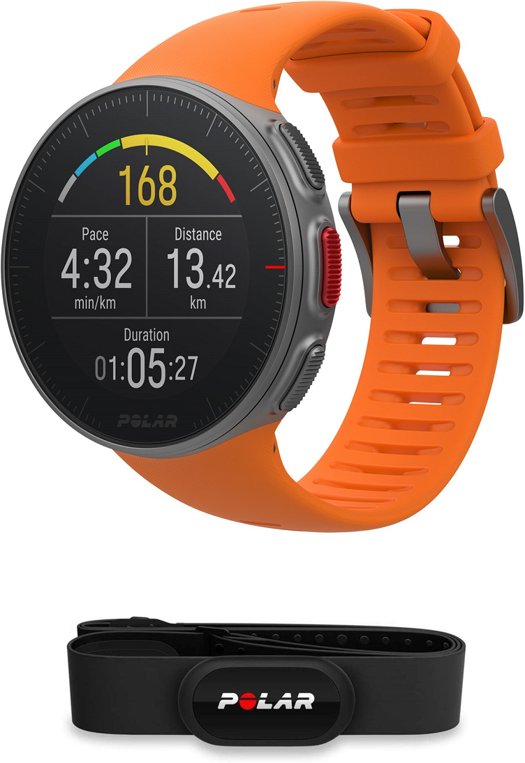 Polar Vantage V Multisporthorloge HR - met H10 Hartslagsensor - Oranje