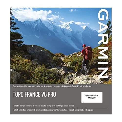 Garmin TOPO Frankrijk v5 PRO Zuid-West, Topografische Kaarten