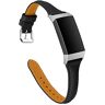 XIALEY Leren Bandjes Compatibel Met Fitbit Charge 3 / Charge 4, Dames Zachte Slanke Sportarmband Metalen Gesp Armband Horlogebandje Riem Polsbandje Voor Charge 3 / Charge 4,D