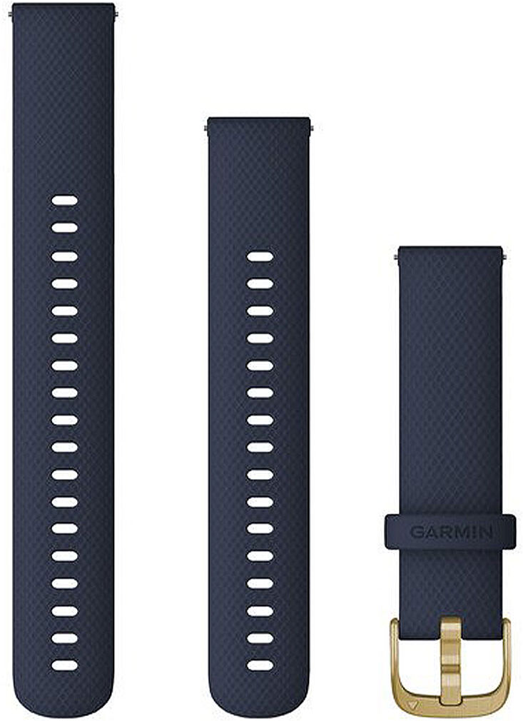 Garmin Horlogebandjes Quick release Silicone watch strap 18 mm Blauw