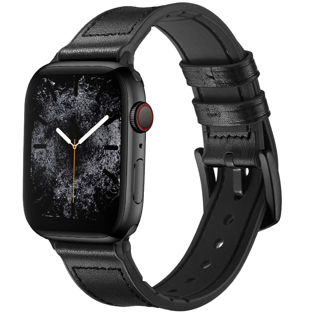 iMoshion Apple Watch 44 mm: iMoshion Echt lederen bandje