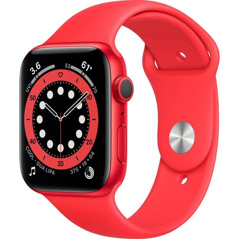 Apple »Series 6, OLED, Touchscreen, 32 GB, WLAN, GPS, 40mm« watch  - 485.22 - rood