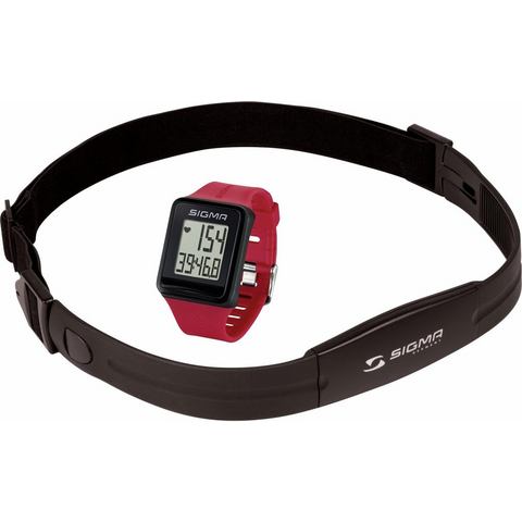 Sigma Sport hartslagmeter incl. borstband, »iD.GO«  - 28.46 - rood