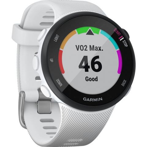 Garmin Forerunner 45S, Silicone-Armband 18mm Smartwatch (2,63 cm / 1,04 inch)  - 199.99 - wit