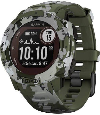 Garmin »Instinct Solar Camo Edition« smartwatch  - 429.00 - groen