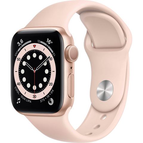 Apple »Series 6 GPS, Aluminiumgehäuse mit Sportarmband 40mm« watch  - 485.22 - roze