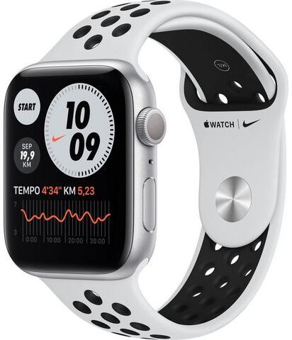 Apple »Nike Series 6 GPS, Aluminiumgehäuse mit Nike Sportarmband 44mm« watch  - 519.18 - zilver