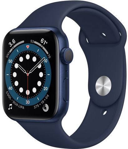 Apple »Series 6, OLED, Touchscreen, 32 GB, WLAN, GPS, 44mm« watch  - 519.18 - blauw