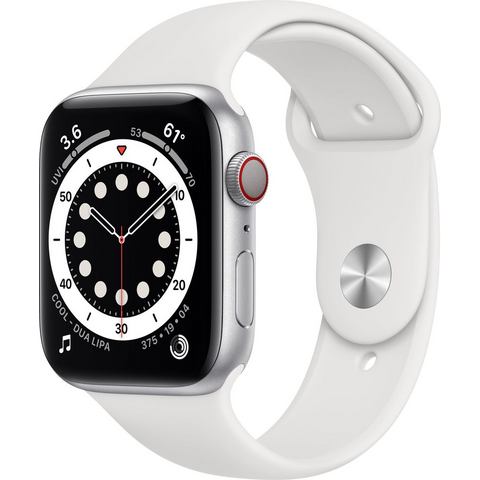 Apple »Series 6, GPS + Cellular, OLED, Touchscreen, 32 GB, 44mm« watch  - 632.30 - wit