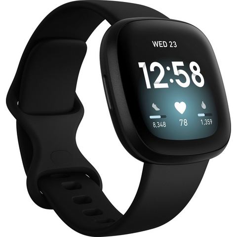 fitbit »Versa 3« smartwatch  - 239.99 - zwart