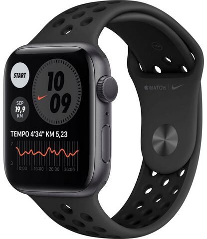 Apple »Nike Series 6 GPS, Aluminiumgehäuse mit Nike Sportarmband 44mm« watch  - 519.18 - grijs