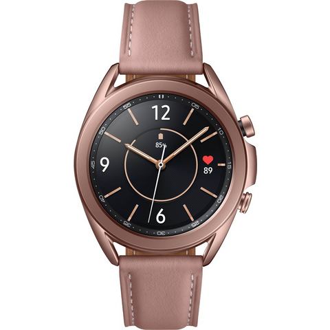 Samsung »Galaxy Watch 3, Edelstahl, 41 mm, Bluetooth (SM-R850)« smartwatch  - 439.99 - bruin