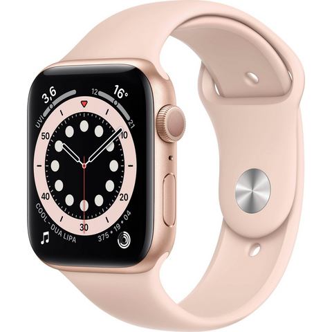 Apple »Series 6 GPS, Aluminiumgehäuse mit Sportarmband 44mm« watch  - 519.18 - roze
