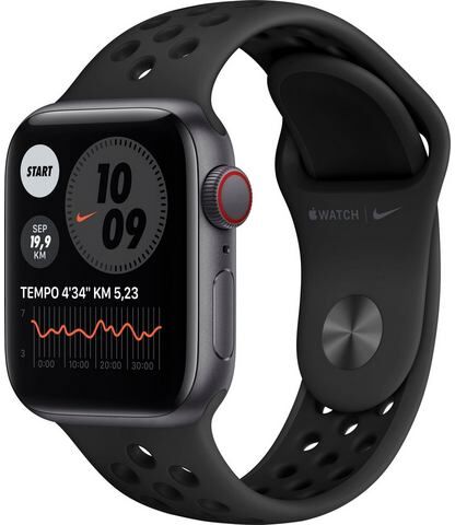 Apple »Nike SE GPS + Cellular, Aluminiumgehäuse mit Nike Sportarmband 40mm« watch  - 394.78 - grijs