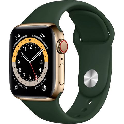 Apple »Series 6, GPS + Cellular, OLED, Touchscreen, 32 GB, 40mm« watch  - 824.56 - groen