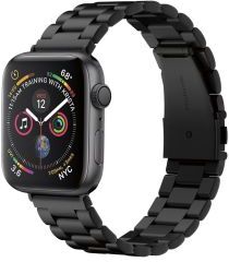 Apple Spigen Modern Fit Apple Watch 44MM / 42MM Bandje RVS Zwart