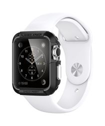 Apple Spigen Rugged Armor Apple Watch 42MM Hoesje Zwart