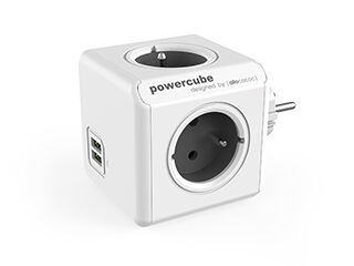 Allocacoc PowerCube Original USB Grey (FR/BE)