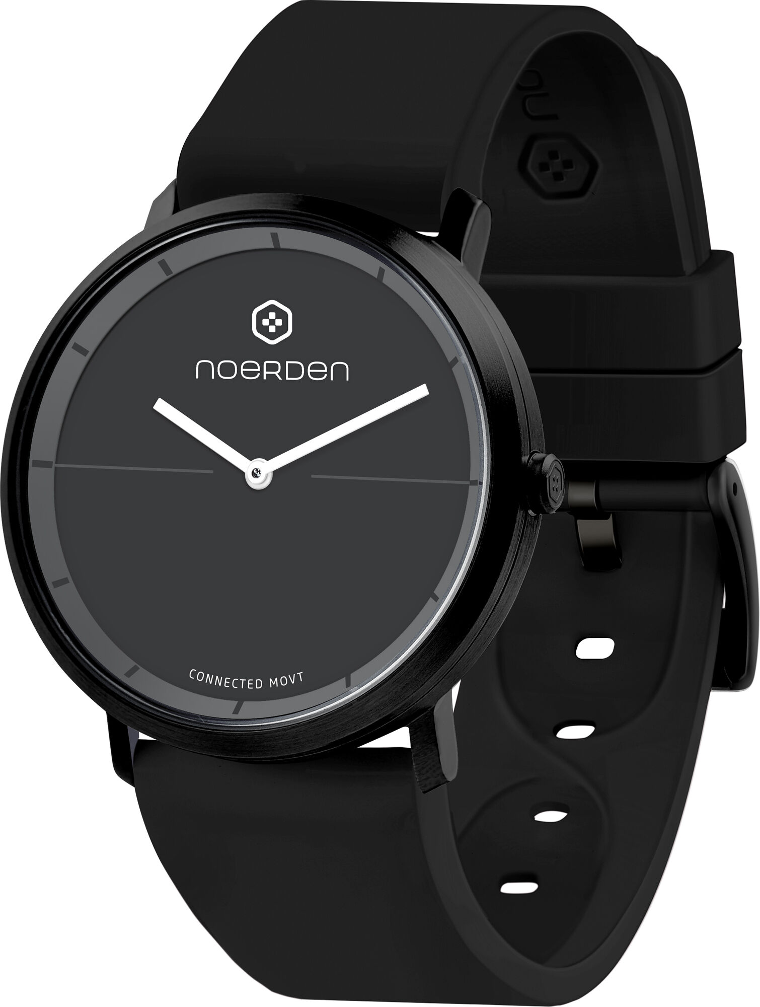 Noerden Life 2, hybride smartwatch, zwart