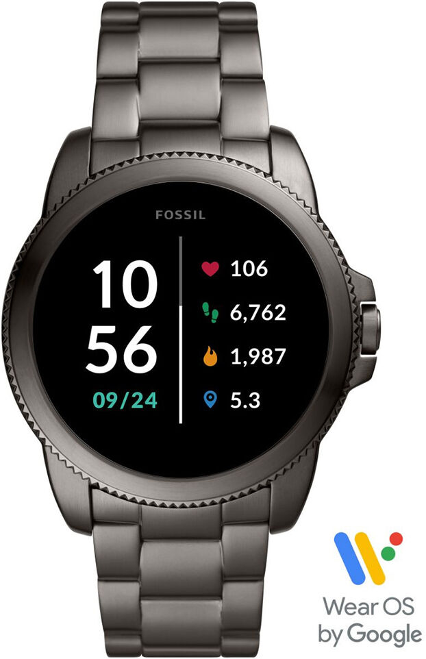 Fossil FTW4049 Horloge Gen. 5E Sport Smartwatch zwart 42 mm