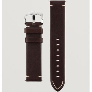 HIRSCH Ranger Retro Leather Watch Strap Brown