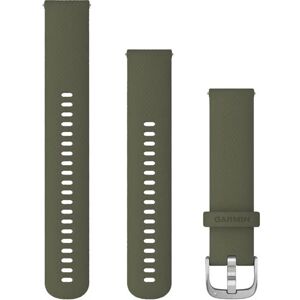 Garmin Vivomove Style 20mm Band Moss Green With Silver OneSize, Moss Green With Silver