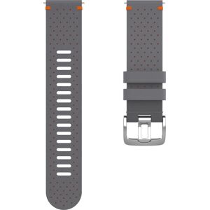 Polar Perforated Leather Wristband 22 Mm Grey/Orange M/L, Grey/Orange