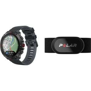 Polar Grit X2 Pro + Heart Rate Monitor Black S-L, Black