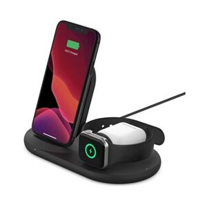 Belkin 3-in-1 Wireless Pad/Stand/Apple-Watch - Black