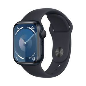 Apple Watch Series 9 GPS 41mm Midnight Aluminium Case with Midnight Sport Band - S/M