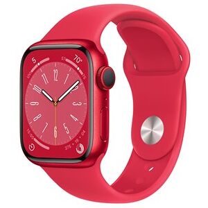 Apple Watch Series 8 GPS + Cellular 41mm (PRODUCT)RED Aluminium Case with (PRODUCT)RED Sport Band - Regular