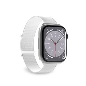Puro Apple Watch band 42-49 mm nylon wristband, Ice Wh.