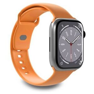 Puro Silicone watchband for Apple Watch 42–44–45-49 mm, l. orange