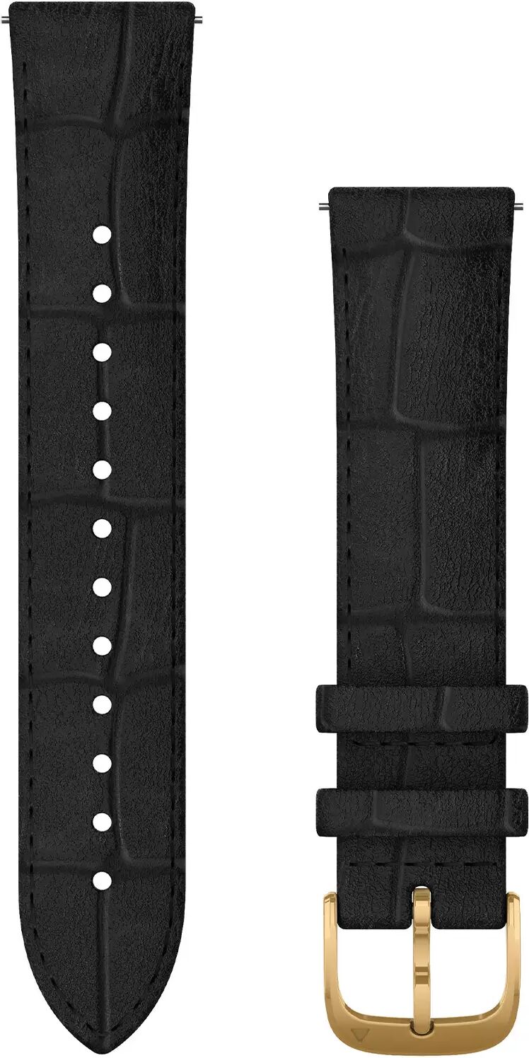 GARMIN Quick Release 20 Leather - Klokkereim - Svart