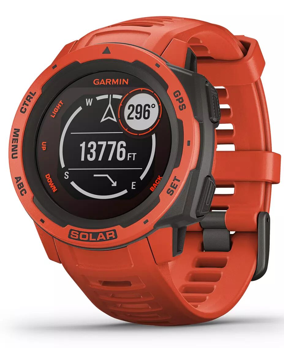 GARMIN Instinct Solar - Klokke - Flame red