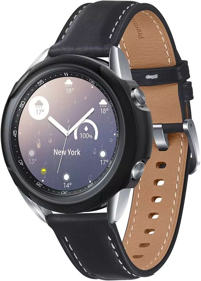 Spigen Samsung Galaxy Watch 3 (41mm) Spigen Liquid Air Deksel - Svart