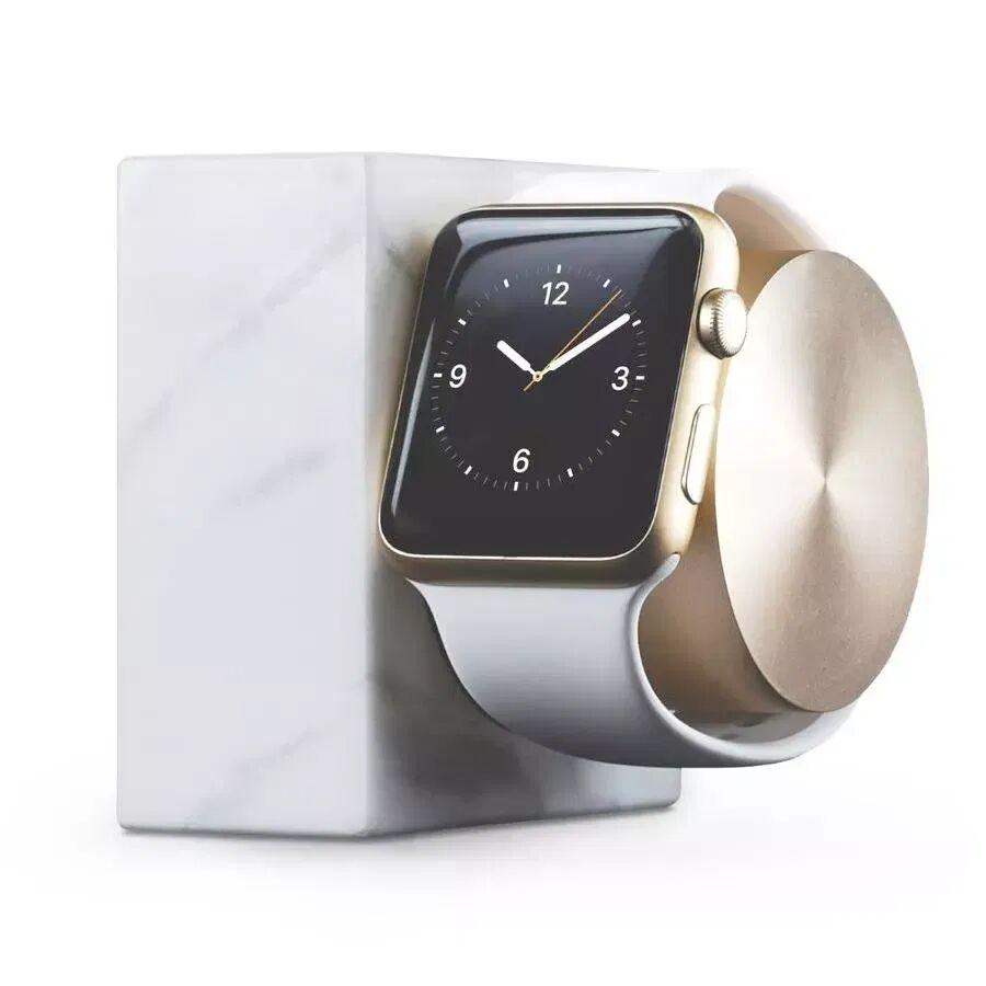 Native Union White Marble Dock Til Apple Watch