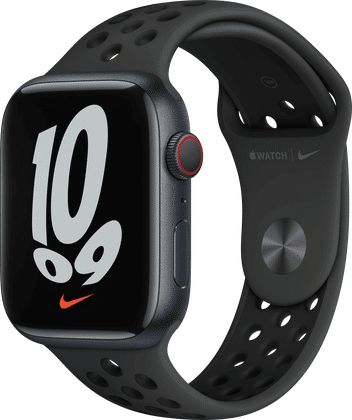 Apple Watch 7 Nike Aluminium Midnatt 45mm