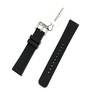 Giorgio Armani Black Silicone strap for Armani Connected Smartwatch 20mm GWPARC0003
